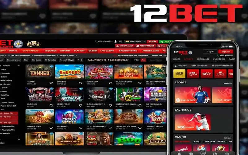 Giao diện của 12BET rất sinh động và dễ sử dụng